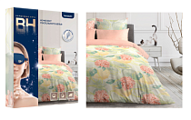 "Волшебная ночь" Комплект постельного белья " Hydrangea" евро, 50х70см, ранфорс