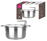 "TalleR" Инесс" Кастрюля со стеклянной крышкой 2л