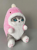 Игрушка мягк. "Cat dinosaur" 20х19см цв.розовый