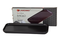 "Red&Black" Блюдо 30см, прямоугольное, цв.черный, в п.у.