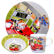 Набор посуды "Гонки" 3пр.