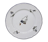 "Гуси" Тарелка обеденная "Констанция" 26см