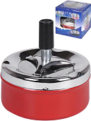 Пепельница "Стиль" 9х4,5см, цв.красный