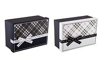 Коробка подарочная "Best wishes for you" 22,5х16х9,5см, 2цв.