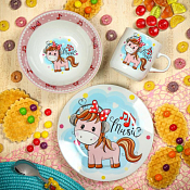 "Daniks" Набор посуды "Пони" 3пр.