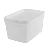 "Keeplex" Ящик для хранения "Trendy" с крышкой 2,3л, 21,1х14,1х11см, цв.матовый кристалл