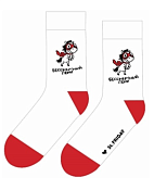 Носки "Бессмертный пони" цв.белый, размер 38-41