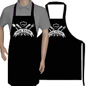 Фартук "Моя кухня" 60х80см, цв. черный