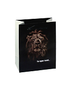 Пакет бумажный "Лев" 23х18х10см