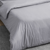 "Волшебная ночь" Пододеяльник "Gray Cloud" 148х215см, страйп