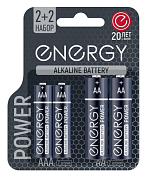 ENERGY POWER Набор батареек пальчик+мизинч. АА+ААА  LR6+LR03/4B, 4шт.