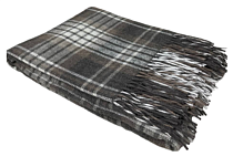 Плед "Метро.CANNY" 170х210см, бел-т.сер-кор