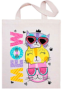 Сумка текстильная "Meow" 35х42см