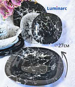 "Carina Marble Black" Тарелка обеденная 27см