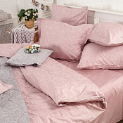 "Формула комфорта" Комплект постельного белья "Paisley"евро,цв.жемчужно-розовый 50х70см,70х70см