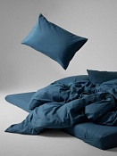 "Urban Family" Комплект постельного белья 2сп с евро-простыней, 70х70см,цв.т.бирюзовый,перкаль