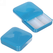 Таблетница 2 секции, 6,5х6,5х2см