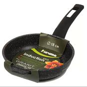 "Гранит" Blaсk Induction Pro" Сковорода с АПП, 18см, h 4,3см,с/р