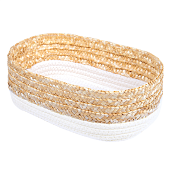 Корзина плетеная "Сканди" 26х16х10см, цв.молочный