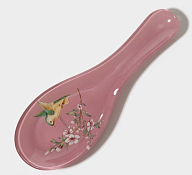 Подставка под ложку "Колибри" 23,5х8,3х1,5см цв.розовый
