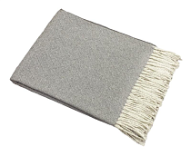 Плед "Валенсия.Mare" 140х200см, белый-дым