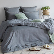 "Absolut" Комплект постельного белья "Indigo" 2сп, 50х70см, перкаль