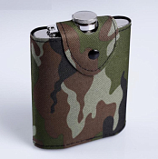 "Мастер К" Фляжка в чехле "Полковник" 240мл, цв.хаки