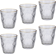 "Deli Glass" Набор стаканов низких 6шт 260мл