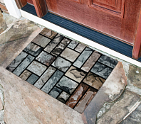 Коврик придверный флокированый "Лидс" 45х75см