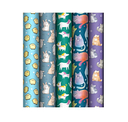 Упаковочная бумага "Любимые питомцы" 100х70см