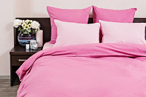 "Ночь нежна" Комплект постельного белья, цв.лиловый евро, 70х70см, поплин