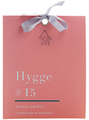 "Hygge #15" Аромасаше "Сандаловое дерево" 8х10х1,5см
