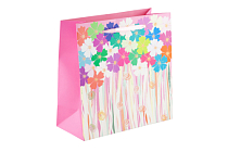 Пакет бумажный "Цветочный луг" 25х25х11см