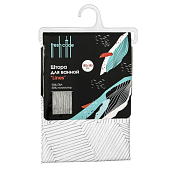 "Fresh Code" Штора для ванной "Lines" 180х180см