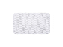 Коврик противоскользящий "Самуи" 40х69см, цв.белый