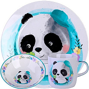 Набор посуды "Панда" 3пр.