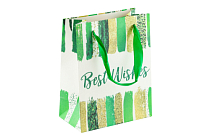 Пакет бумажный «Best Wishes» 23х18х10см