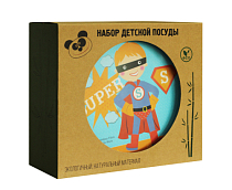 Набор посуды "Супергерой" 3пр.