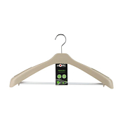 Вешалка пластик с перекладиной 47см, цв.розовый