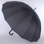 "ArtRain" Зонт мужской, трость, механика, цв.черный