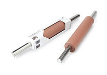 "Cook Charmy" Rose Скалка силиконовая c ручкой из нерж.стали 42см