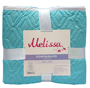 "Melissa" Покрывало 200х220см, цв.бирюзово-белый