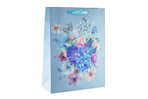Пакет бумажный "Букет" 40х30х12см