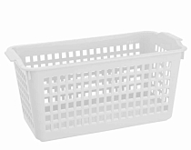 Корзина для хранения "Econova" 3,2л, 28х13,5х12,3см, цв.светло-серый,белый