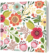 Салфетки трехслойные "Весна" 33х33см, 20шт.