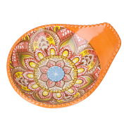 "Arabesque" Orange" Оливница с ручкой 12х10х3см