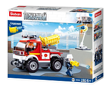 "Sluban" Конструктор "Пожарная машина" 192пр.