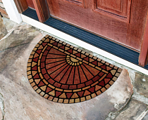 Коврик придверный флокированый "Пражский град" 45х75см