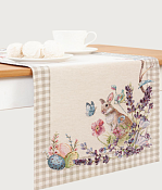 "Принцесса" Дорожка на стол 44х140см, цв.бежевый