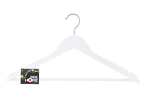 "Wood white" Вешалка деревянная с перекладиной 45х23см